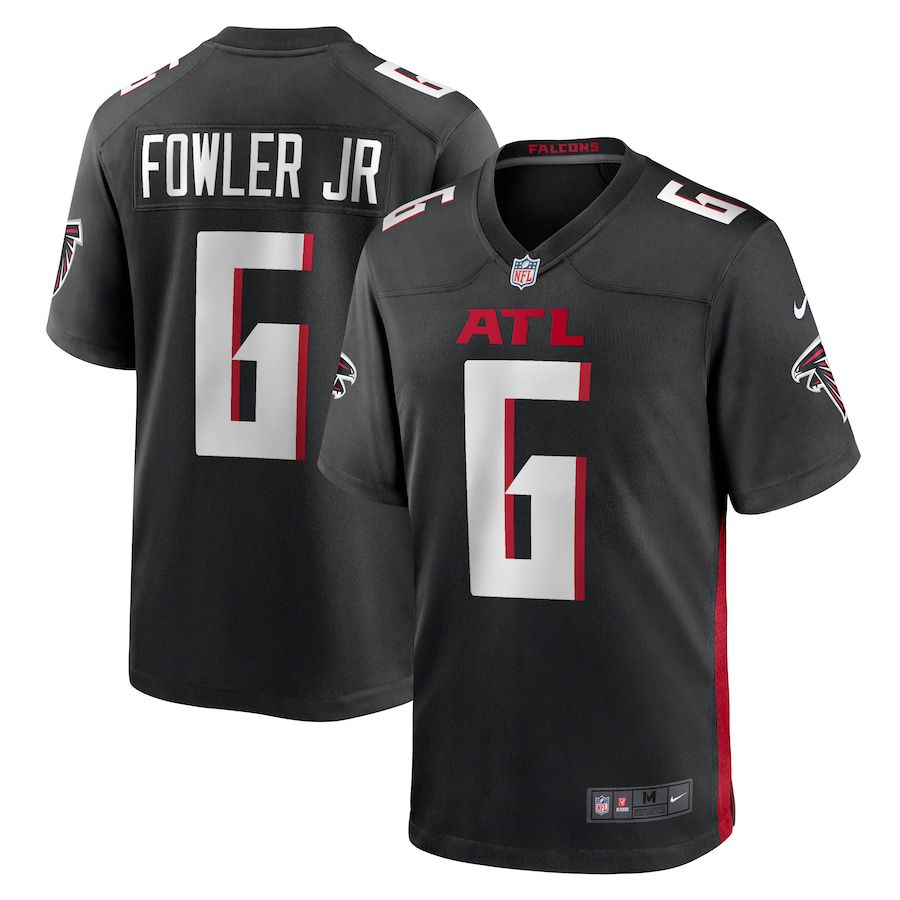 Men Atlanta Falcons #6 Dante Fowler Jr Nike Black Player Game NFL Jersey->customized nfl jersey->Custom Jersey